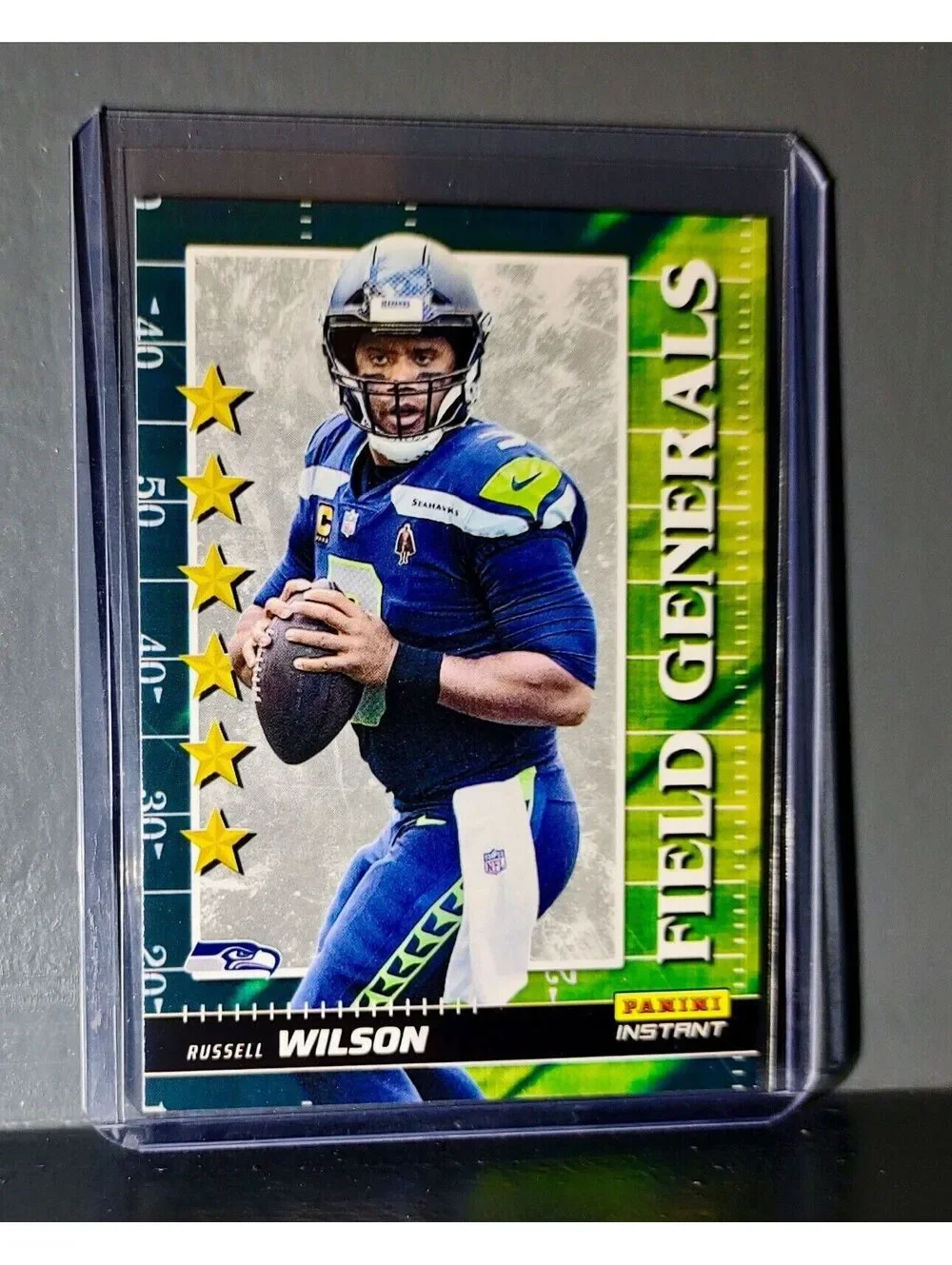 Russell Wilson 2021 Panini NFL Instant Field Generals #29 Rookie Card 1 of 2088